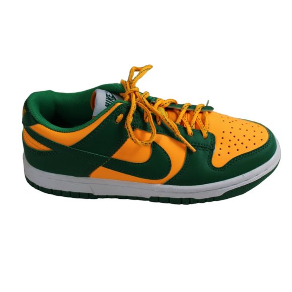 Nike Dunk Low Dark Green Vibrant Laser Orange Color, Size 7 (Men's 5.5) … - Picture 2 of 11